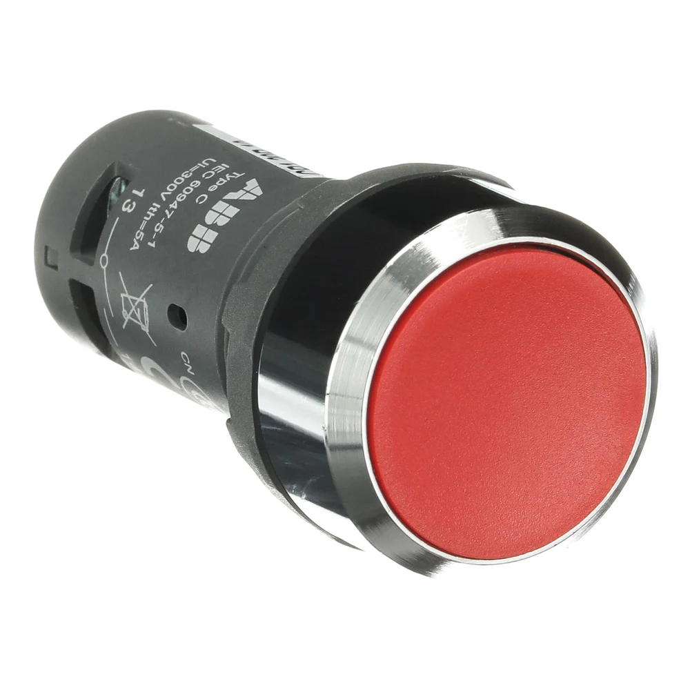 Кнопка CP1-30R-10 без фикс. 1HO красн. ABB 1SFA619100R3011 2
