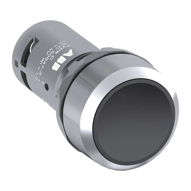 Кнопка CP1-30B-10 черная без фиксации 1HO ABB 1SFA619100R3076 2