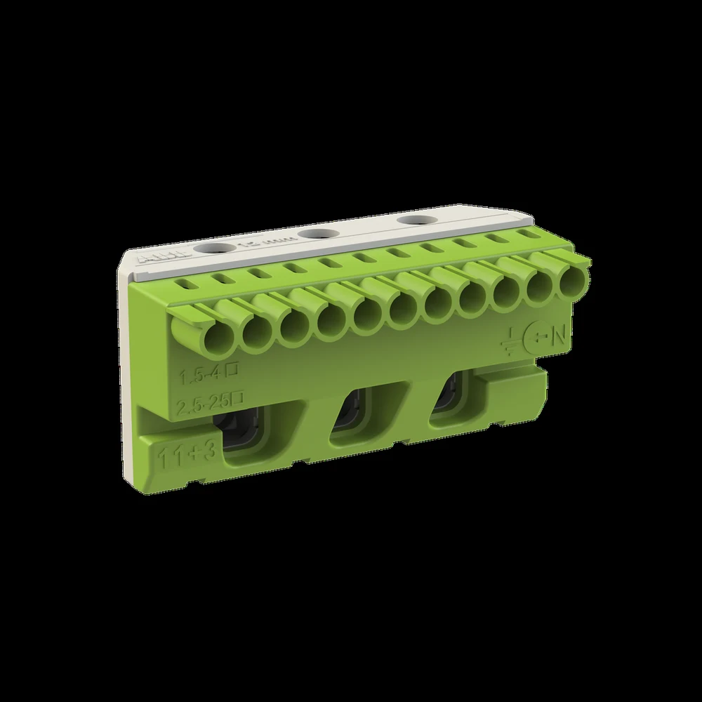 ZK113G Клеммник самозажимной ABB PE 11x4+3x25мм 1SPE007715F9714