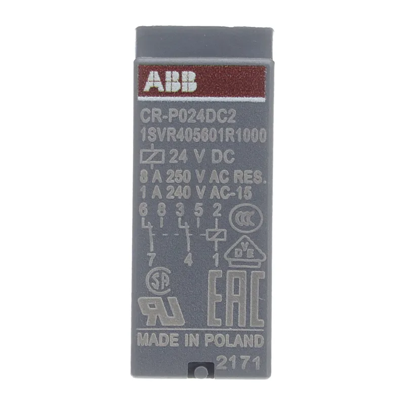 Реле втычное ABB CR-P024DC2 24B DC 2ПК (8А) 3