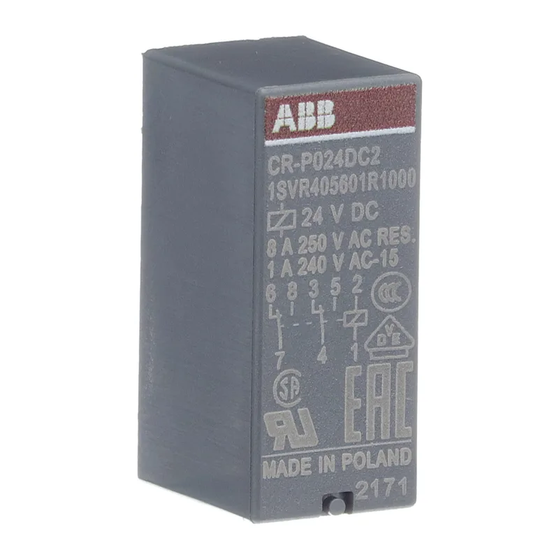 Реле втычное ABB CR-P024DC2 24B DC 2ПК (8А) 2