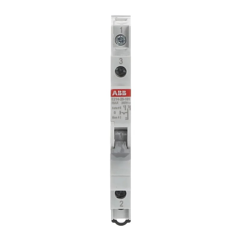 E214-25-101 Модульный переключатель ABB один переключающий контакт 25A (I-0-II) 0,5 модуля 2