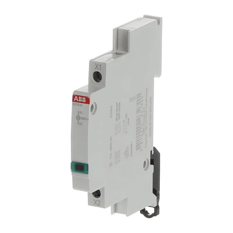 ABB E219-D лампа индикации зеленая 115-250В AC переменного тока 0,5 модуля 2