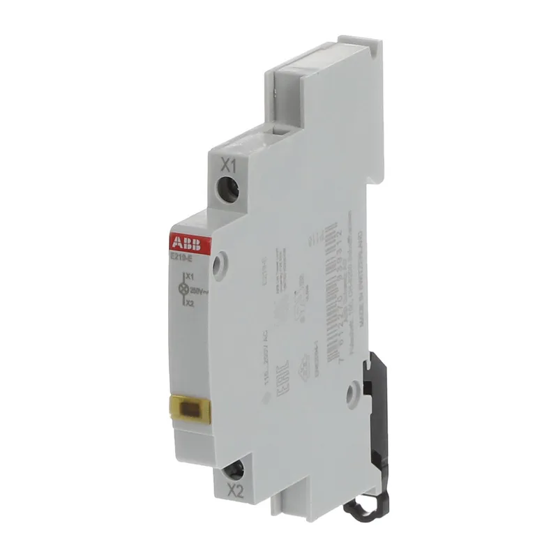 ABB E219-E лампа индикации желтая 115-250В AC переменного тока 0,5 модуля 2