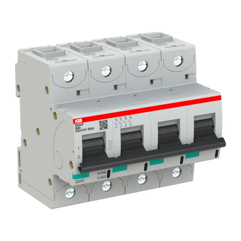Автоматический выключатель ABB S804P B80 4P 2CCG001223R0001 4