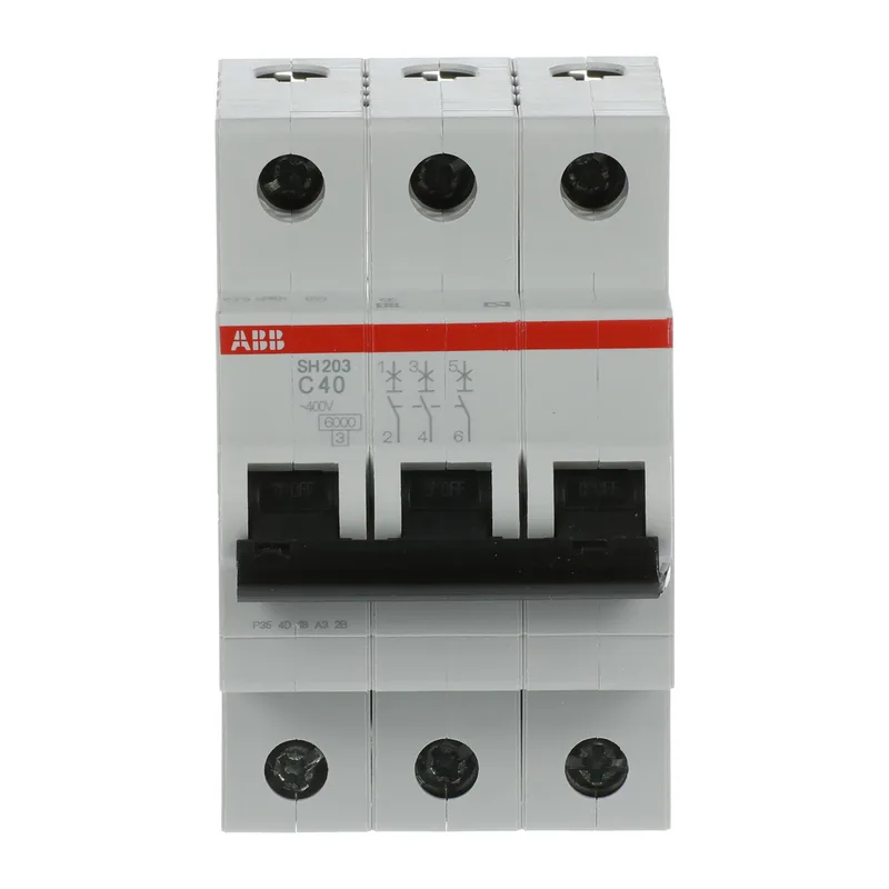 Автоматический выключатель ABB SH203 C40 40A (C) 6 kA 2CDS213001R0404 2