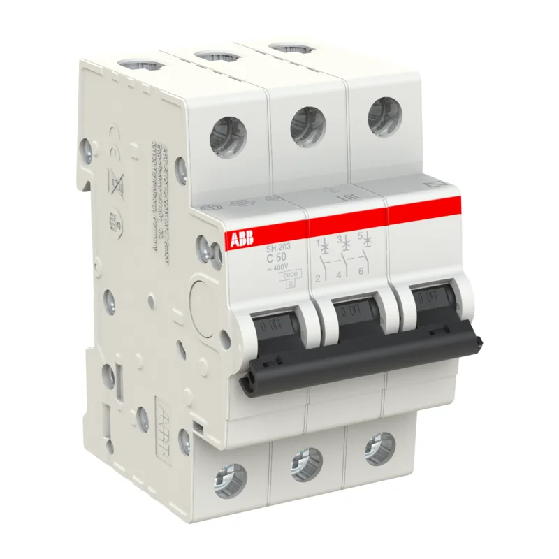 Автоматический выключатель ABB SH203 C50 50A (C) 6 kA 2CDS213001R0504 4