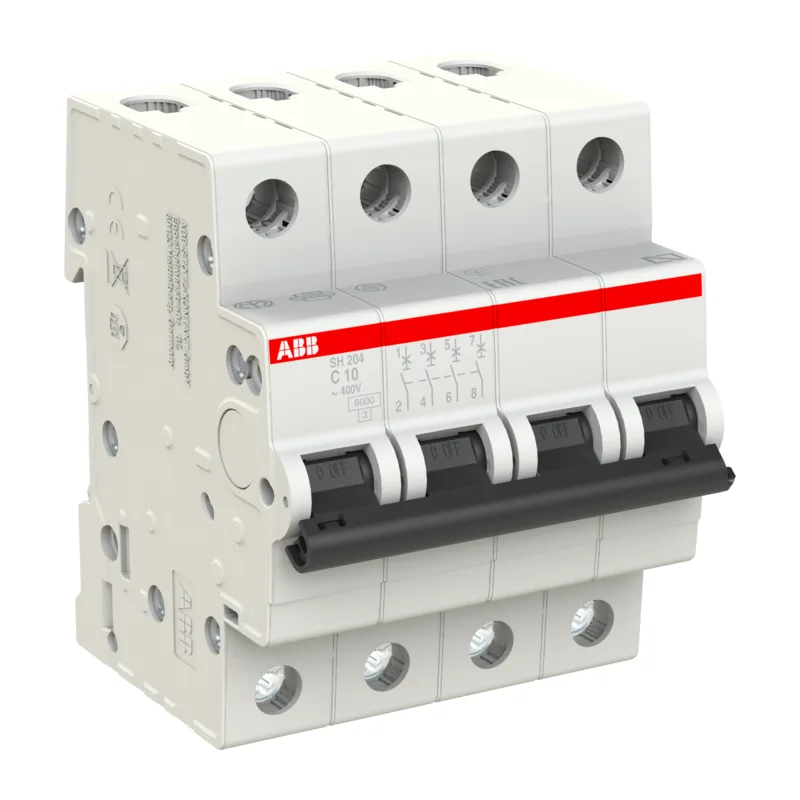 Автоматический выключатель ABB SH204 C10 10A (C) 6 kA 2CDS214001R0104 4