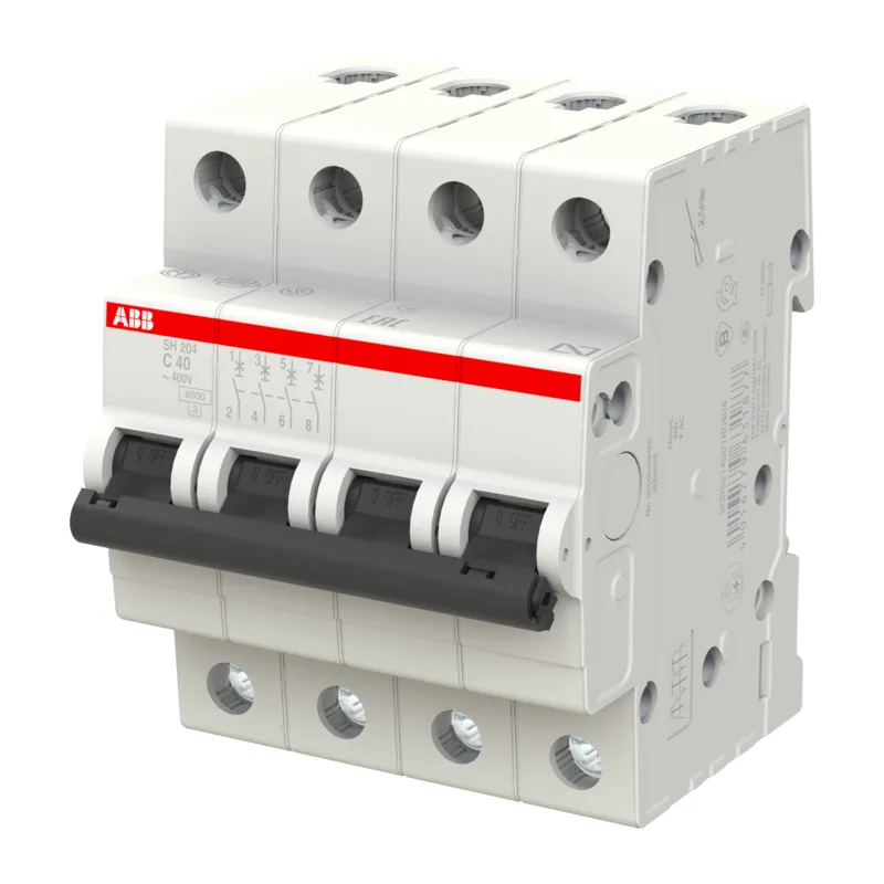 Автоматический выключатель ABB SH204 C40 40A (C) 6 kA 2CDS214001R0404 3