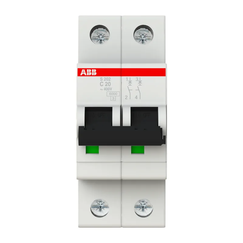 Автомат ABB S202 C20 20A (C) 6kA 2CDS252001R0204 2