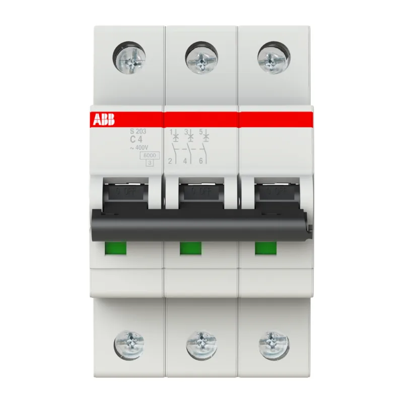 Автомат ABB S203 C4 4A (C) 6kA 2CDS253001R0044 2
