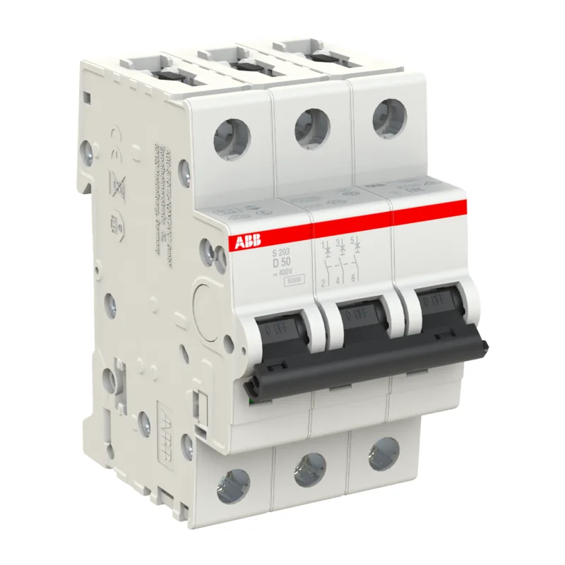 Автомат ABB S203 D50 50A (D) 6kA 2CDS253001R0501 4