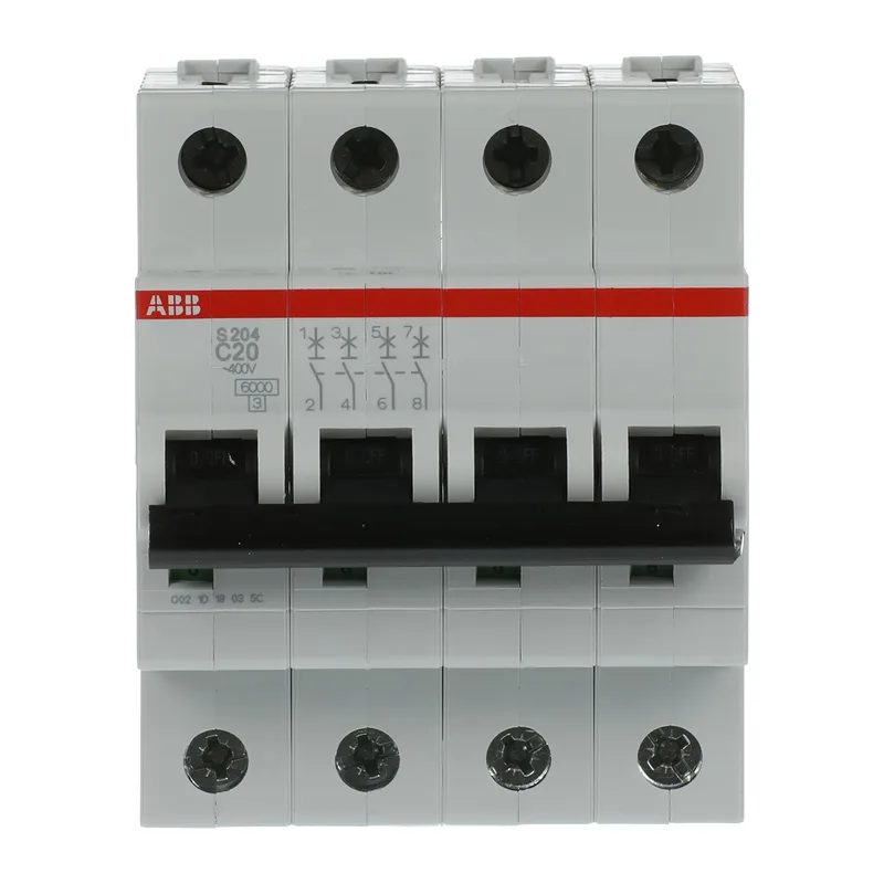 Автомат ABB S204 C20 20A (C) 6kA 2CDS254001R0204 2