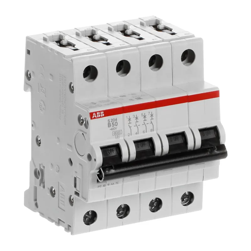 Автомат ABB S204 B50 50A (B) 6kA 2CDS254001R0505 4