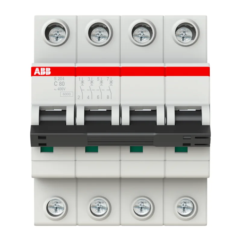 Автомат ABB S204 C80 80A (C) 6kA 2CDS254001R0804 2