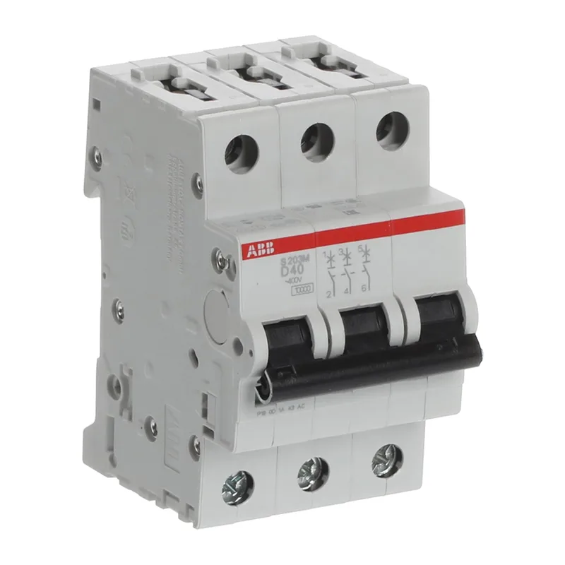 ABB Автомат S203M D40 3P 40A (D) 10kA 4