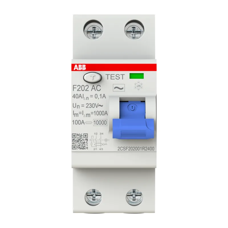 УЗО ABB F202 AC-40/0.1 40A 100mA (AC) 2CSF202001R2400 2