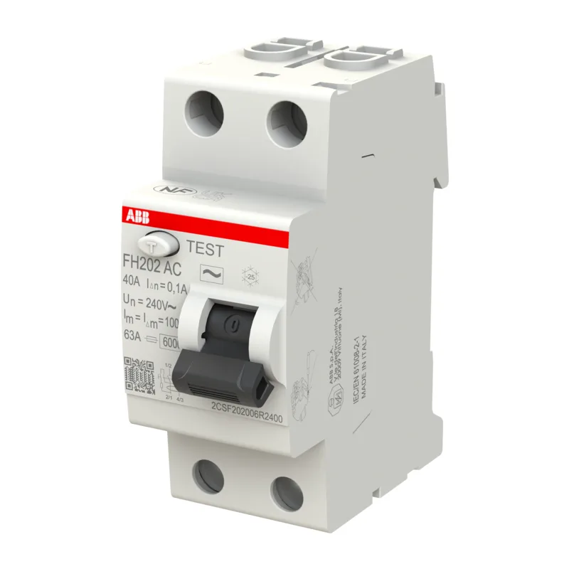 УЗО ABB FH202 AC-40/0.1 40А 100mA (АС) 2CSF202006R2400 3