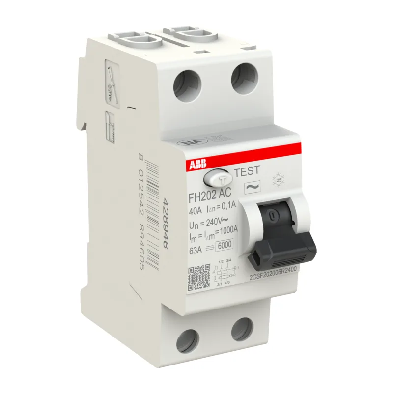 УЗО ABB FH202 AC-40/0.1 40А 100mA (АС) 2CSF202006R2400 4
