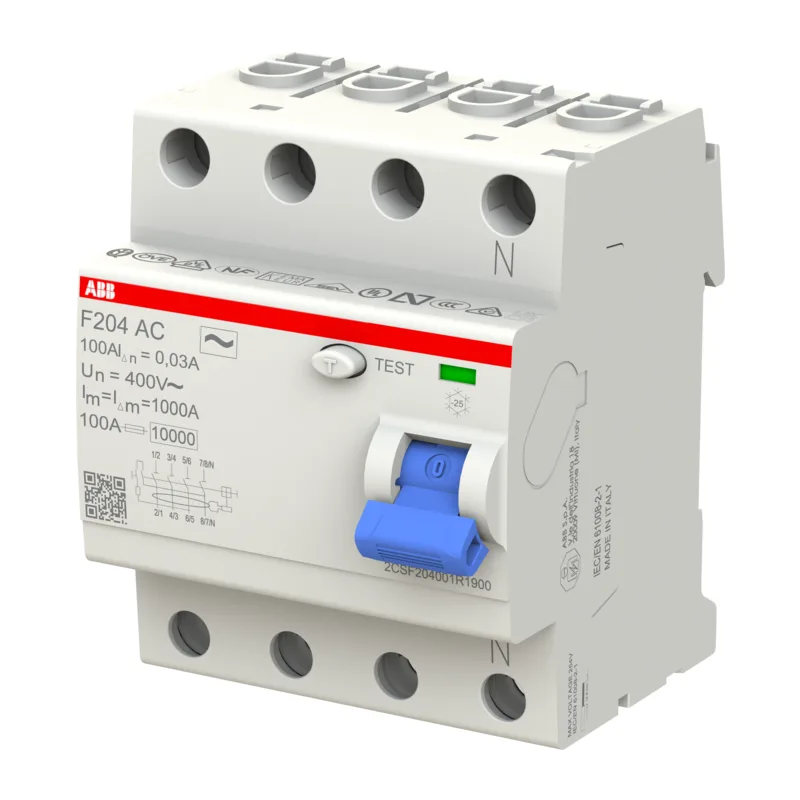 УЗО ABB F204 AC-100/0.03 100А 30mA (АС) 2CSF204001R1900 3