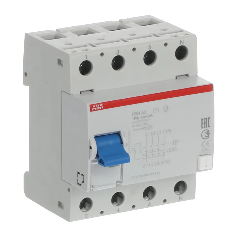 УЗО ABB F204 AC-125/0.3 125А 300mA (АС) 2CSF204001R3950 4