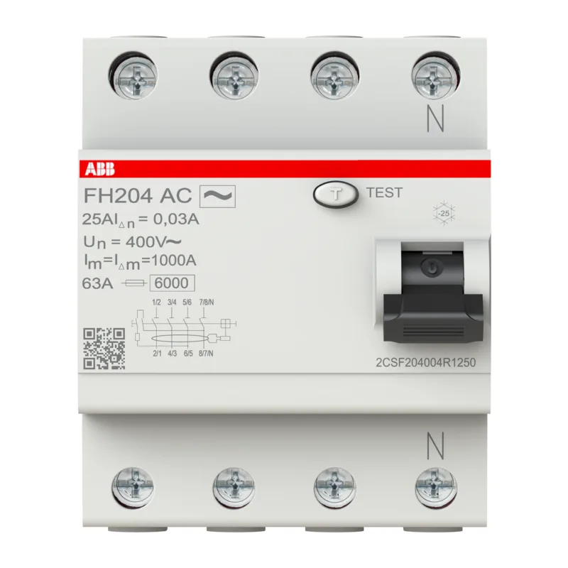 УЗО ABB FH204 AC-25/0.03 25А 30mA (AC) 2CSF204002R1250 2