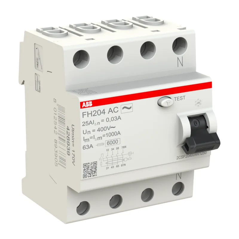 УЗО ABB FH204 AC-25/0.03 25А 30mA (AC) 2CSF204002R1250 4
