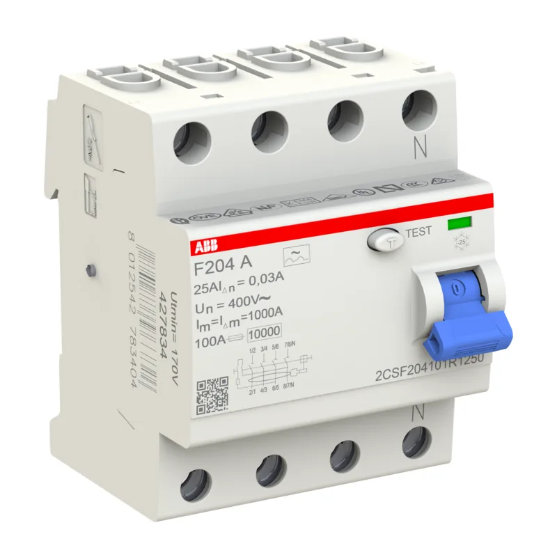 УЗО ABB F204 A-25/0.03 25А 30mA (А) 2CSF204101R1250 4