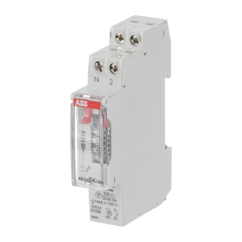 Таймер электромеханический ABB AD1NO-R-15m с резервом хода 2