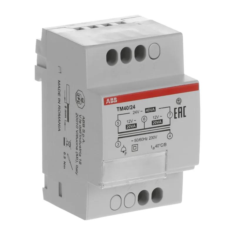 TM40/24 ABB Трансформатор звонковый 3