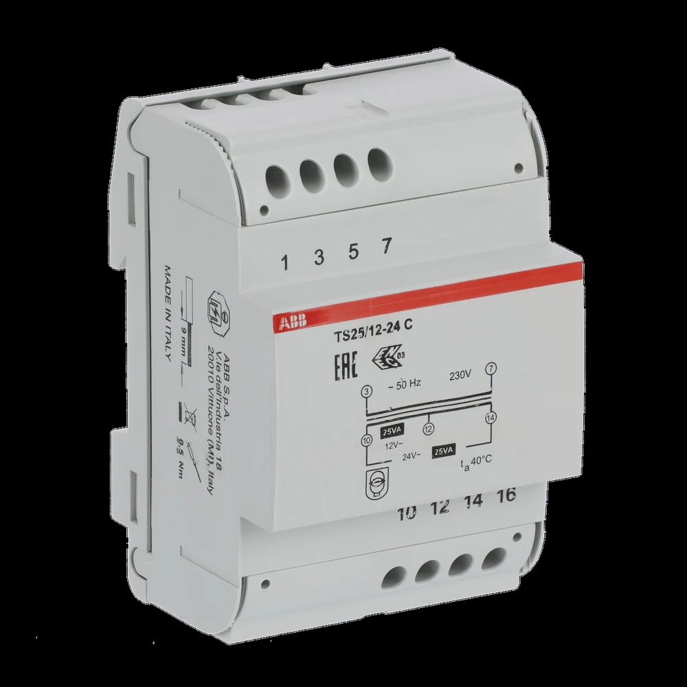 ABB Трансформатор разделительной безопасности ABB типа TS25/12-24C 2CSM251043R0811