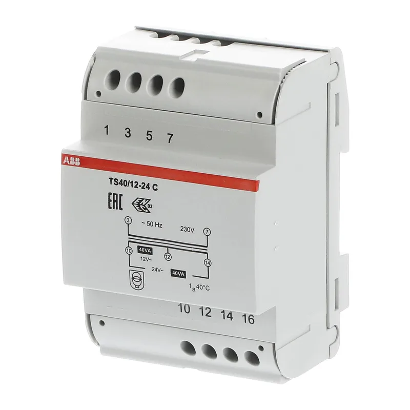 ABB Трансформатор разделительной безопасности TS40/12-24C 4 модуля 2