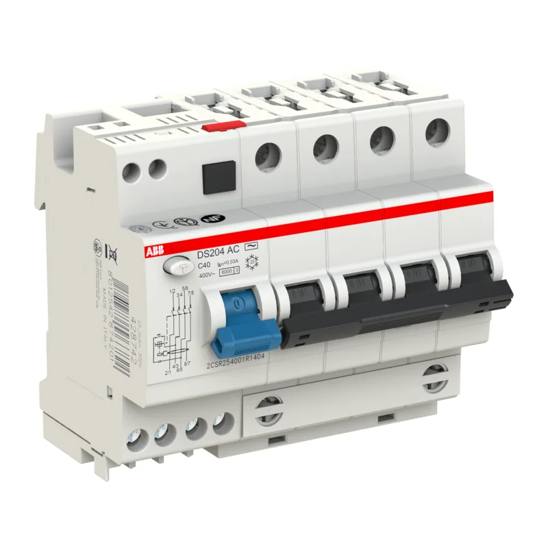 ABB DS204 C40 Диффавтомат 4P 40А 30mA 6kA (C) тип AC 4