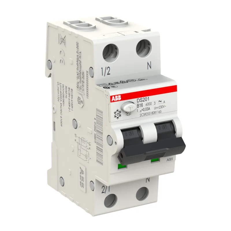 Дифавтомат ABB DS201 B16 A30 (2П B 16A 30mA тип A) 4