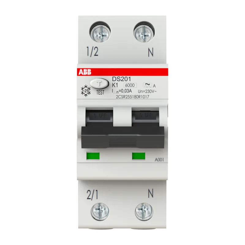 Дифавтомат ABB DS201 C25 A30 (2П C 25A 30mA тип A) 2