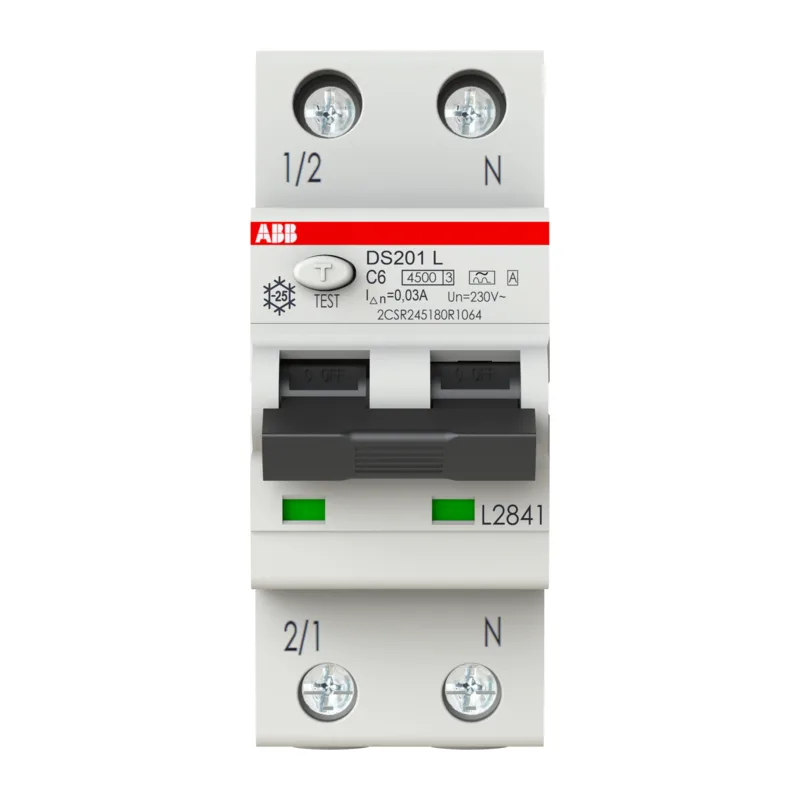 Дифавтомат ABB DS201 C25 A30 (2П C 25A 30mA тип A) 3