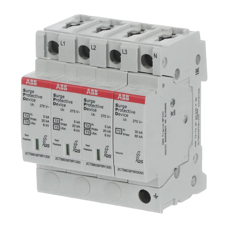 ABB Ограничитель перенапряжения УЗИП OVR T2-T3 3N 20-275 P QS 3