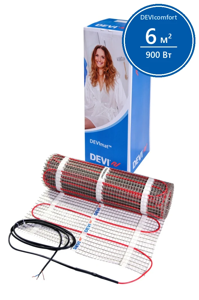 DEVIcomfort 150T (DTIR-150) - мат Devi 6 м²