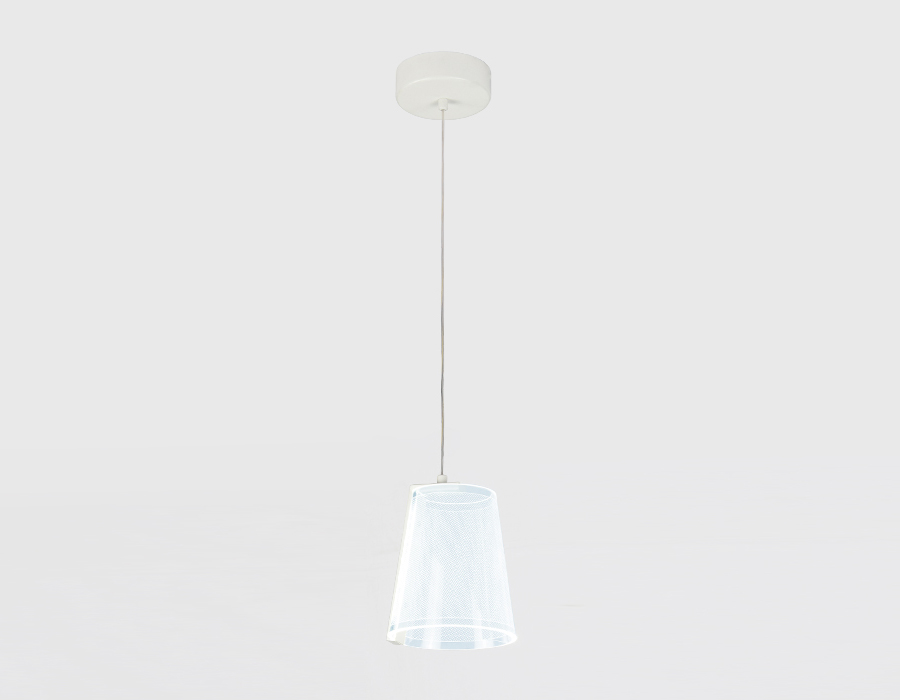 Подвесной светодиодный светильник AK4112 WH белый 19W D150*980 (Без ПДУ) Ambrella Light 10