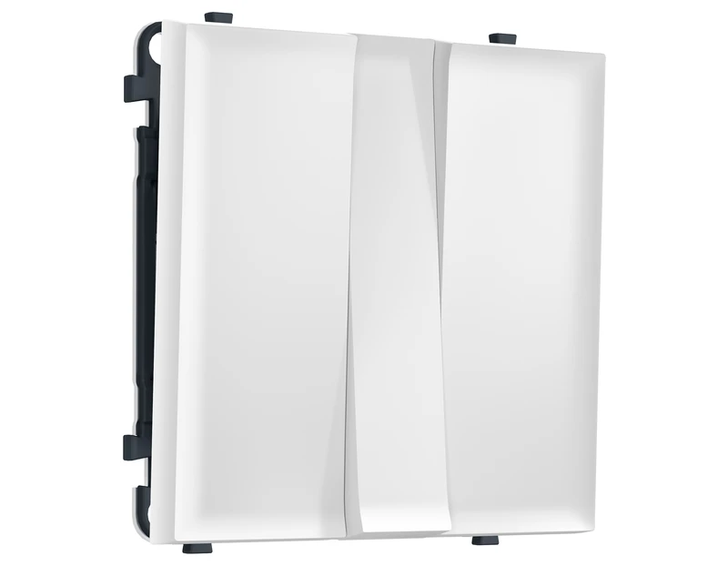 Комплект механизма 3-кл выключателя SIGMA Белый матовый 10A-250V QUANT PRO (SP1250, PR133)