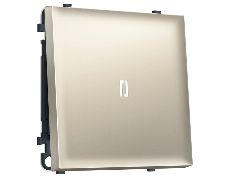 Комплект механизма 1-кл выключателя с подсветкой 5600K SIGMA Шёлк 10A-250V QUANT PRO (SP5420, PR101, G14W)