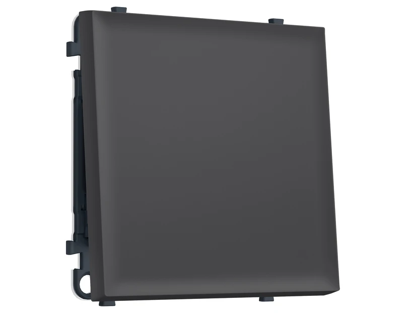 Комплект механизма 1-кл выключателя SIGMA Графит Мягкое касание 10A-250V QUANT PRO (SP9010, PR101)