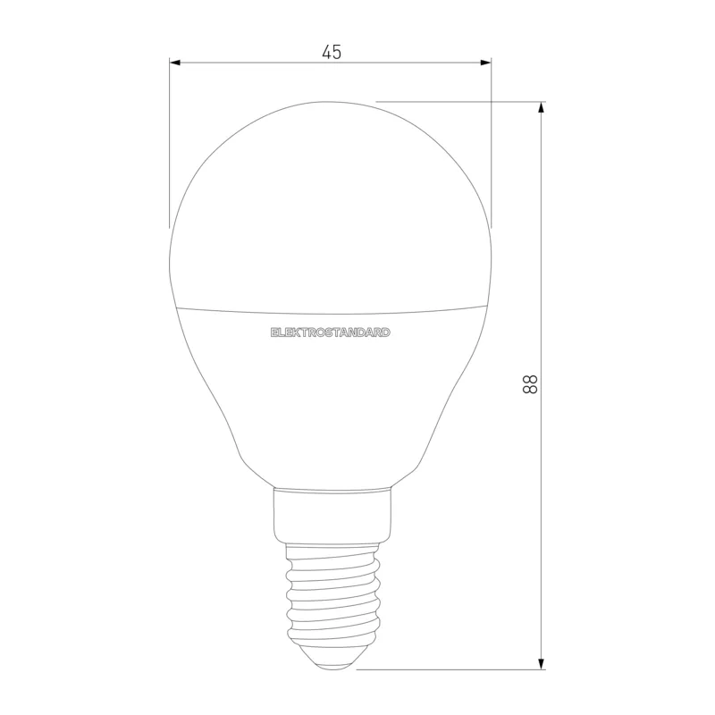 Светодиодная лампа Mini Classic LED 9W 6500K E14 BLE1444 Elektrostandard 2