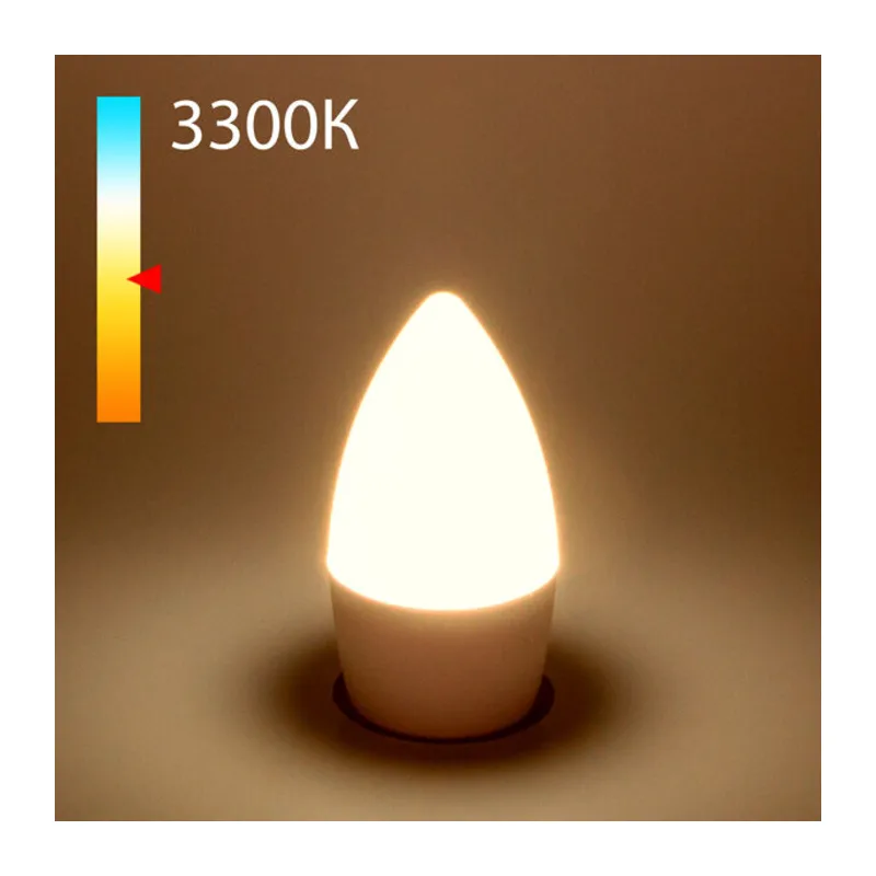 Светодиодна лампа "Свеча" C37 6 Вт 3300 K E27 BLE2760 Elektrostandard