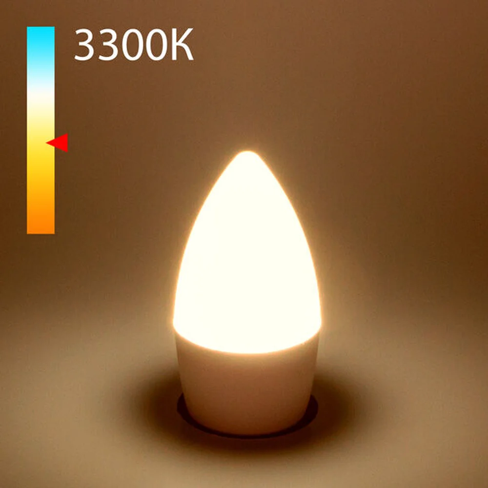Светодиодна лампа "Свеча" C37 6 Вт 3300 K E27 BLE2760 Elektrostandard
