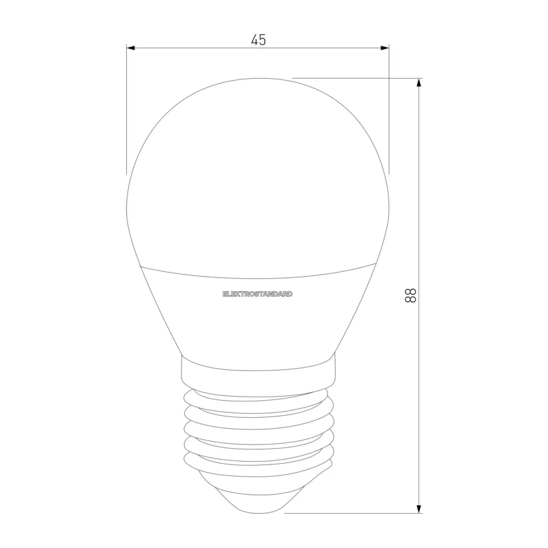 Светодиодная лампа Mini Classic LED 9W 4200K E27 BLE2763 Elektrostandard 2