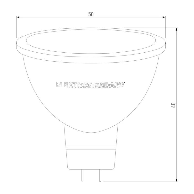 Светодиодная лампа направленного света JCDR 7W 6500K G5.3 BLG5315 Elektrostandard 2