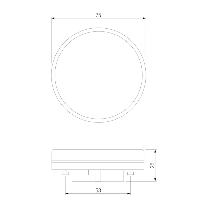 Светодиодная лампа GX53 6W 4200K GX53 три режима работы BLGX5307 Elektrostandard 2