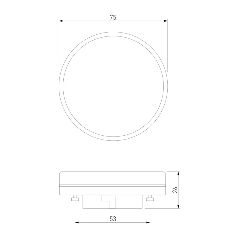 Светодиодная лампа GX53 8W 3300K BLGX5312 Elektrostandard 2