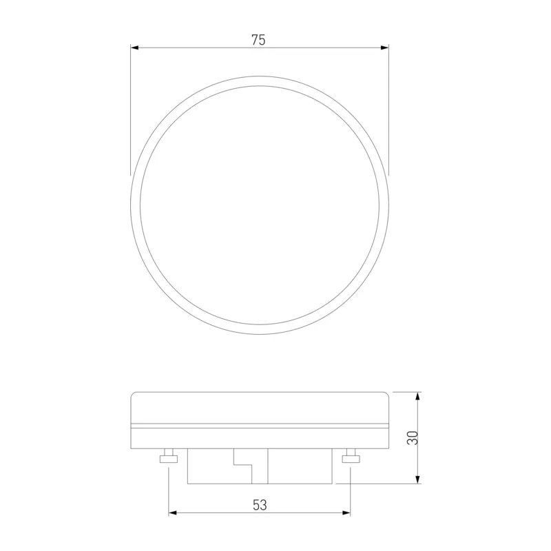 Светодиодная лампа GX53 LED PC 15W 6500K BLGX5315 Elektrostandard 2